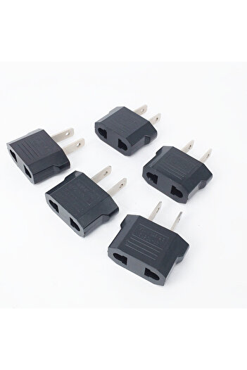 Choice1 1/2/5Pcs EURO EU To US Travel Power Plug Adapter Converter Travel Conversion European To American...
