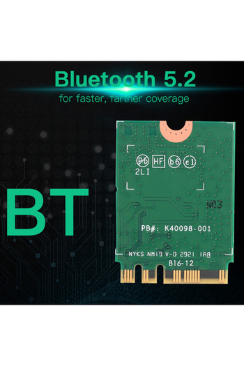 Choice بطاقة لاسلكية مزدوجة النطاق WiFi 6 بسرعة 3000 ميجابت في الثانية لجهاز AX200 M.2 Bluetooth 5.2 2.4G/5Ghz 802.11ac/ax AX200NG...