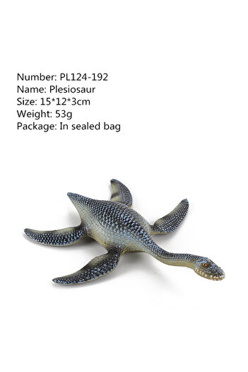 Choice NO.124-192 Realistic Jurassic Ancient Beasts Prehistoric Biological Model Solid Plesiosaur Dinosaurs
