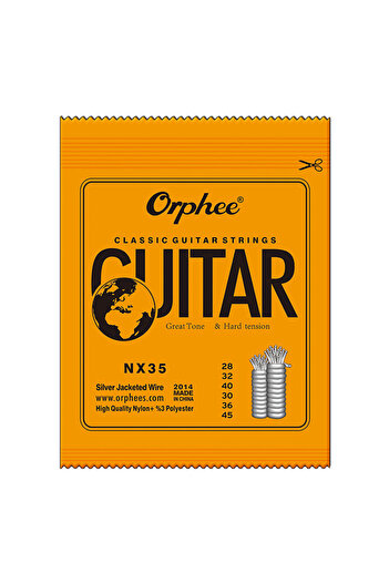Choice NX35 Orphee Classical Guitar Strings Silver Plated Wire Nylon Strings NX Series 6pcs/Set for Classic