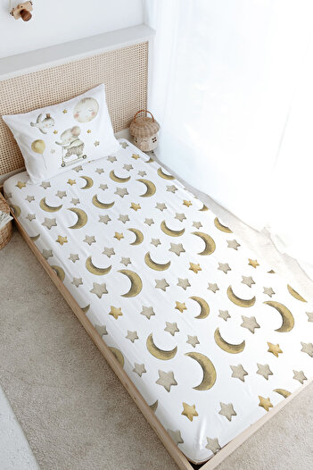 Tuğba Kuğu Single Fitted Sheet Set - Iconic Series - Dreams of the Elephant