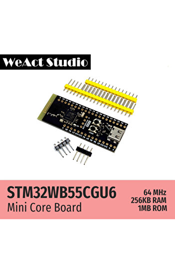 Choice1 WeAct STM32WB55CGU6 STM32WB55 STM32WB STM32WB55CG BLE-5.4 802.15.4 Zigbee Thread Matter USB AES-2...