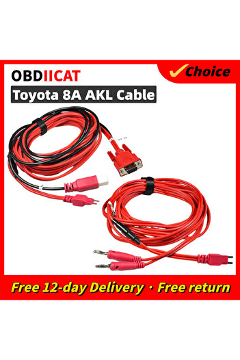 Choice 2023Autel for Toyota 8A AKL Cable Non-Smart Key All Keys Lost Adapter Work with APB112 and G-Box2...
