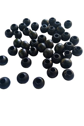 Selin Ξύλινες χάντρες χακί 10 mm - 50 γραμμάρια (150 τεμ.)