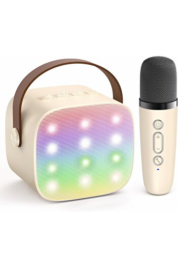 Primo Plus Speaker Machine Bluetooth-Compatible Wireless Karaoke Mic Speaker Multi-Compatibility Modes