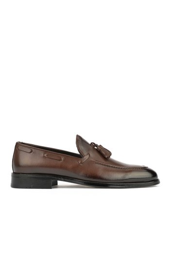 Ziya Genuine Leather Men's Classic Shoes - 1511027 Z206 Coffee