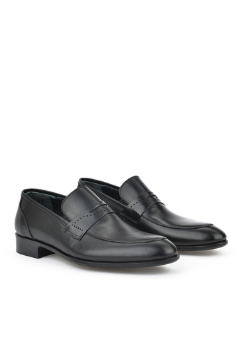 Ziya Genuine Leather Men's Classic Shoes - 151985 Z0140 Black
