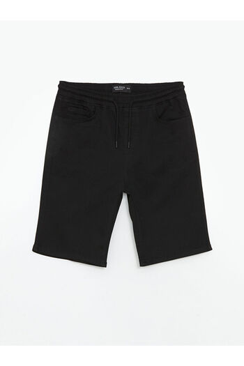 LC Waikiki Black Standard Fit Men's Jean Shorts