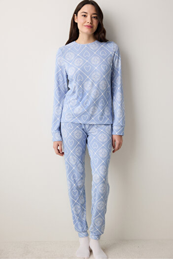 Penti Set de pijamale Winter Love Thermal Pantaloni