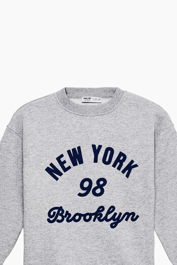 GRIMELANGE Burke Boy Printed Grimelange Swaetshirt