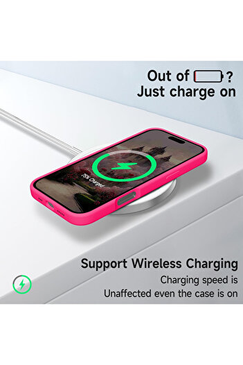 Fibaks Apple Iphone 16 Plus Uyumlu Kılıf Kadife Lansman Soft Yumuşak Liquid Silikon Kamera Korumalı Kapak