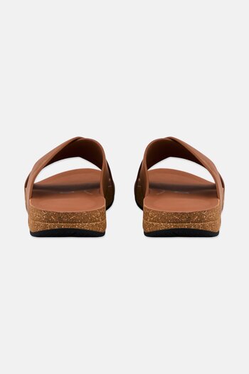 Fitflop Men Iqushion Cross Slip On Slides, Brown