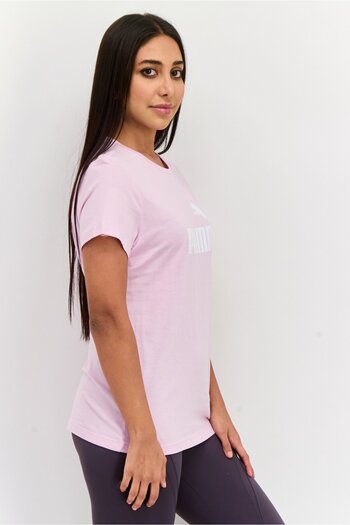 Puma Women Sportswear Fit Short Sleeve Training T-Shirt, Pink