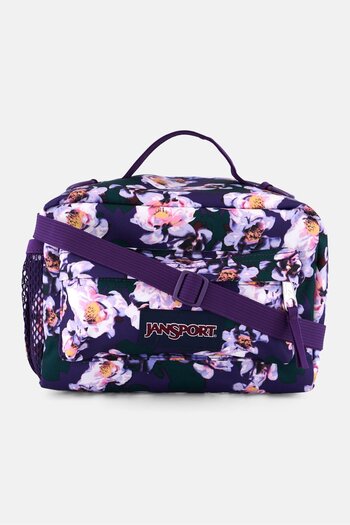 Jansport Kids Girl Brand Logo Lunch Bag 17 H x 26 L x 16 W cm, Purple Combo
