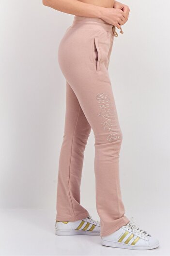 adidas Women Sportswear Fit Brand Logo Training Pants, Tan