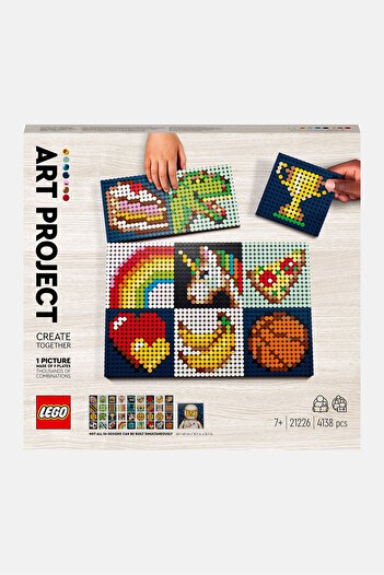 LEGO LEGO Art Project Create Together 21226 Building Kit 4,138 Pieces
