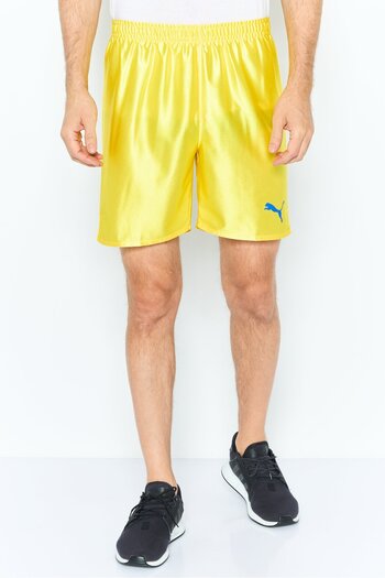 Puma Men Sportswear Fit Brand Logo Training Shorts, Yellow