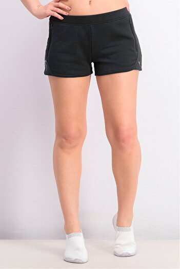 Puma Womens Ferrari Sweat Shorts, Moonless Night and Black