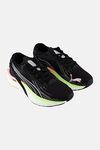 Puma Women XX Nitro Lace Up Running Shoes, Black