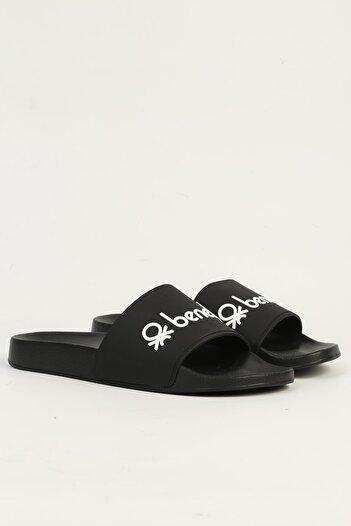 Benetton Black Men's Slippers Bn-1425