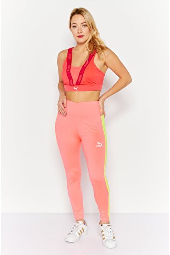 Puma Women Sportswear Fit Pull On Training Leggings, Pink Combo