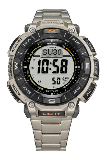 Casio Mens Watch PRG-340T-7ER, Quartz, 53mm, 10ATM