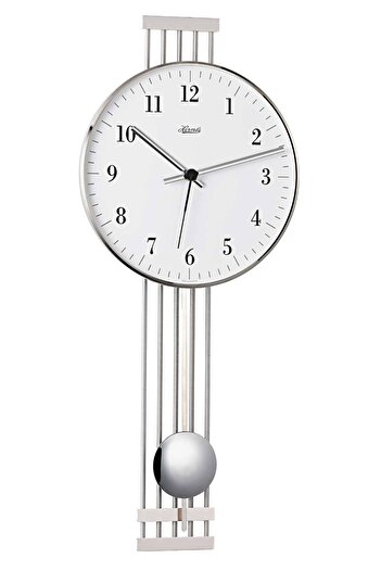 Hermle Wall Clock 70981-000871, Quartz, White, Analogue, Classic