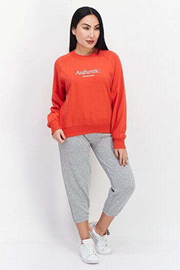 New Balance Women Sportswear Fit Outdoor Sweatshirt, Red