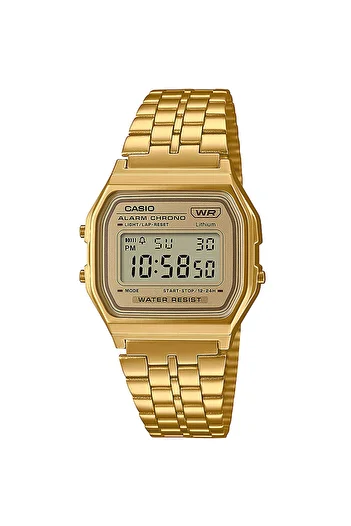 Casio Ladies Watch A158WETG-9AEF, Quartz, 33mm, 3ATM