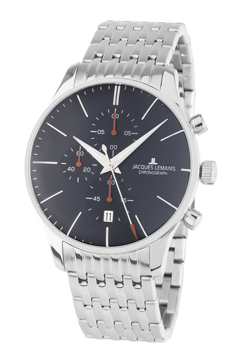 Jacques Lemans Ανδρικό ρολόι Jacques Lemans 1-2163H, Quartz, 40mm, 5ATM