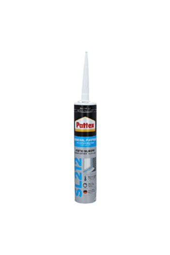 Pattex SL212 General Purpose Acetic Silicone Black 280ml