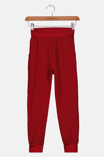 UMBRO Kids Girl Sportswear Fit Training Sweatpants, Red