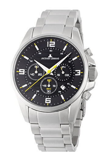 Jacques Lemans Ανδρικό Ρολόι 1-2118d, Quartz, 44mm, 10atm