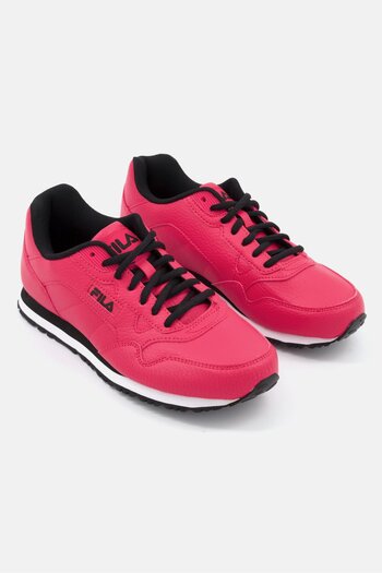 Fila Men Cress PB Lace Up Running Shoes, Red