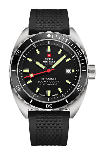 Swiss Military Ανδρικό ρολόι Swiss Military SMA34100.06, Automatic, 42mm, 30ATM