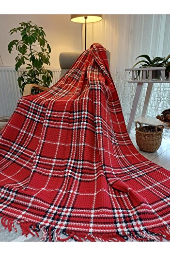 stay with love Single Blanket Blanket Red-White 8 March International Women's Day Gift Special Series