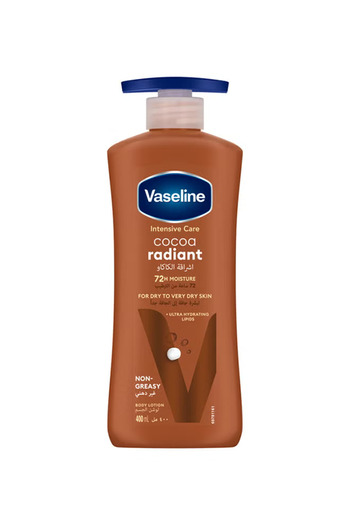 Vaseline Intensive Care Body Lotion For Dry To Very Dry Skin Cocoa Radiant 400ml