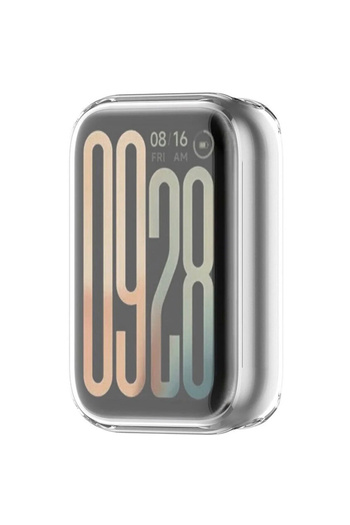 Massemr Xiaomi Mi Band 9 Pro Transparent Silicone Case and Screen Protector - Durable and Lightweight Design