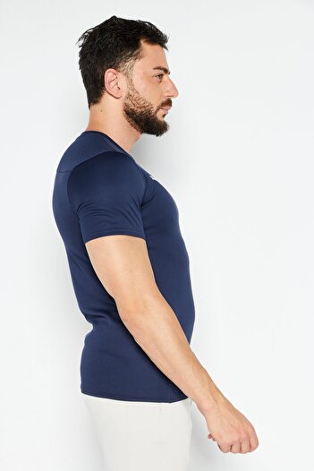 Puma Men Sportswear Fit Short Sleeves Training T-Shirt, Navy