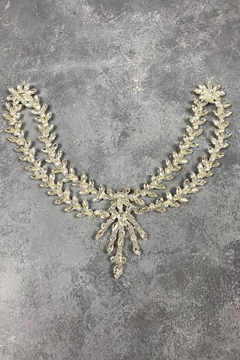 Hayalperest boncuk Gümüş Sultan Alınlık Gelin Kına Tacı Saç Aksesuarı