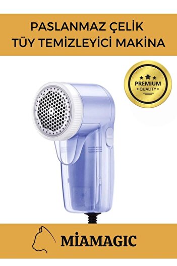Miamagic Premium Seri Şarjlı Tiftik Kazak Takım Elbise Kanepe Halı Kaban Otomatik Tüy Temizleme Makinesi