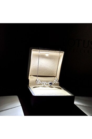LOTUS JW Işıklı Kolye Kutulu 100 Dilde Seni Seviyorum Yazan Gümüş Aşk Kolyesi | 925 Ayar Gümüş Kolye