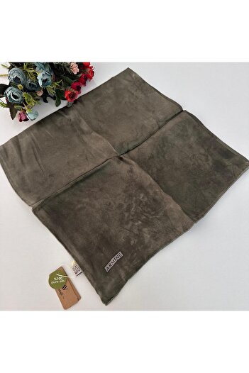 Armine Sura Silk Khaki Scarf - Nostalgia Series PKA0404