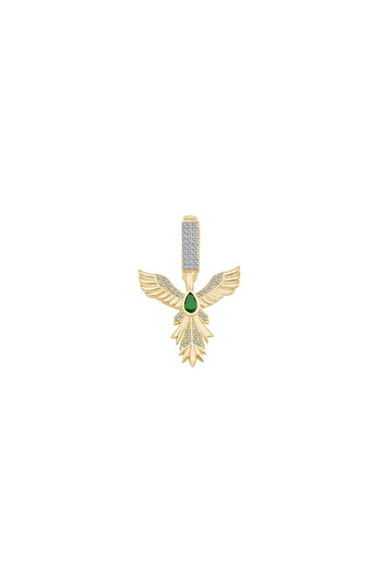 Ema Jewellery Altın Anka Kuşu Sallantılı 9mm Bileklik Charm