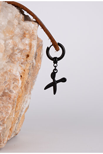 Piercing Market Steel & Silver Men's Unisex Steel Scissors Earrings - Dangle, No Rusting Blackening