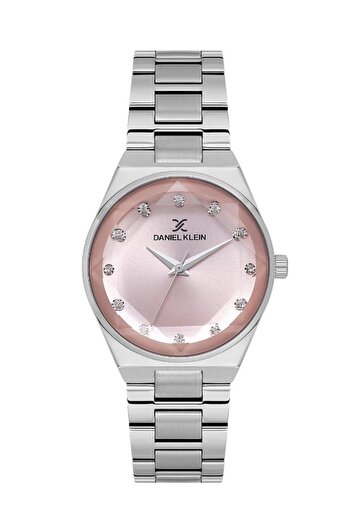Daniel Klein Dk.3.10041-1 Quartz Women's Watch - Steel Finish, 3 Atm Water Resistant, Metallic Color