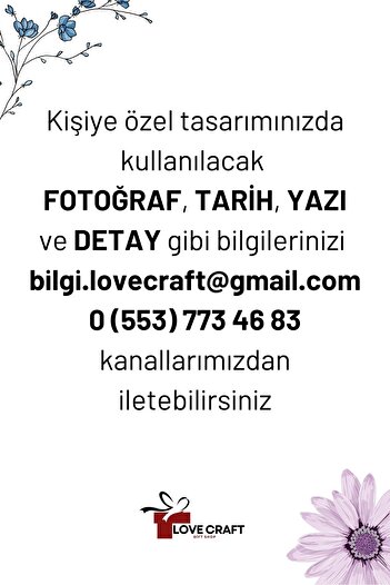 Store Sevgiliye Özel 4 Kolajlı Hediye Tablo 3 - 21*30 Ölçü (KALIN KENAR AHŞAP ÇERÇEVE)