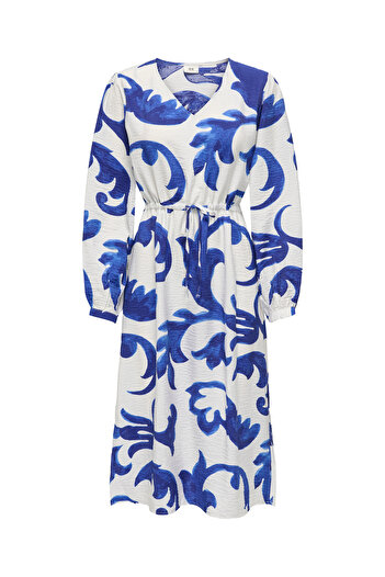 JDY JDYMAY LIFE L/S MIDI DRESS WVN