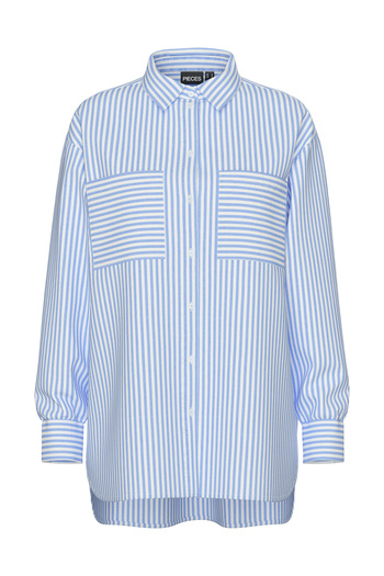PIECES Bright White Shirt for Women and Girls