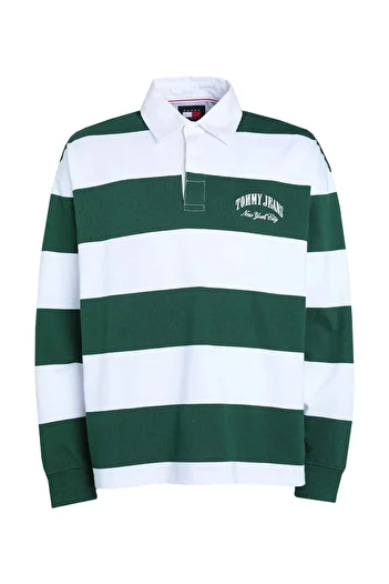 Tommy Hilfiger Tričko Polo Yaka COURT GREEN Erkek